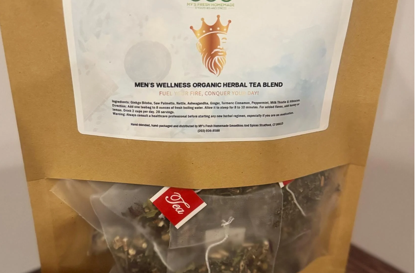 Men’s Wellness Organic Herbal Tea Blend