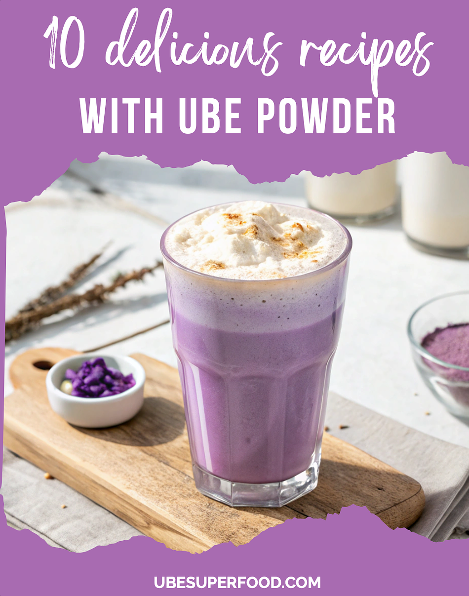 Ube Powder Recipe eBook PDF, Ube Latte & Baking Recipes, Easy Meal Prep ...